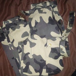 Oversized Camo Cargos